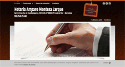 Desktop Screenshot of notariamontesa.com