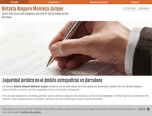 Tablet Screenshot of notariamontesa.com